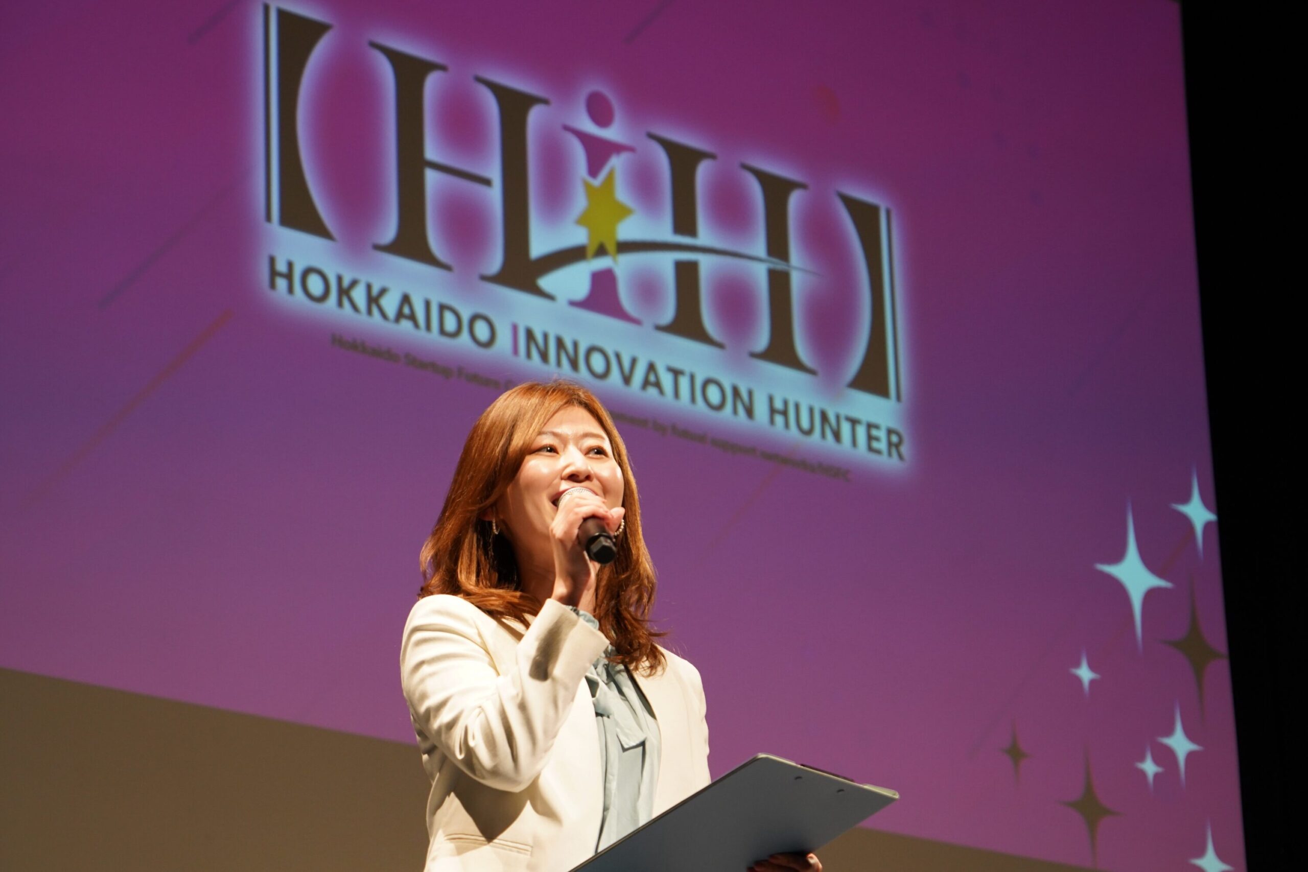 北海道大学主催「Hokkaido Innovation Hunter」にて国井美佐が司会を務めました。